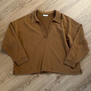 Madewell Collared Sweatshirt